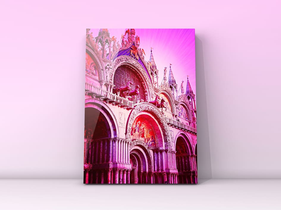 Venice Pink Wallart